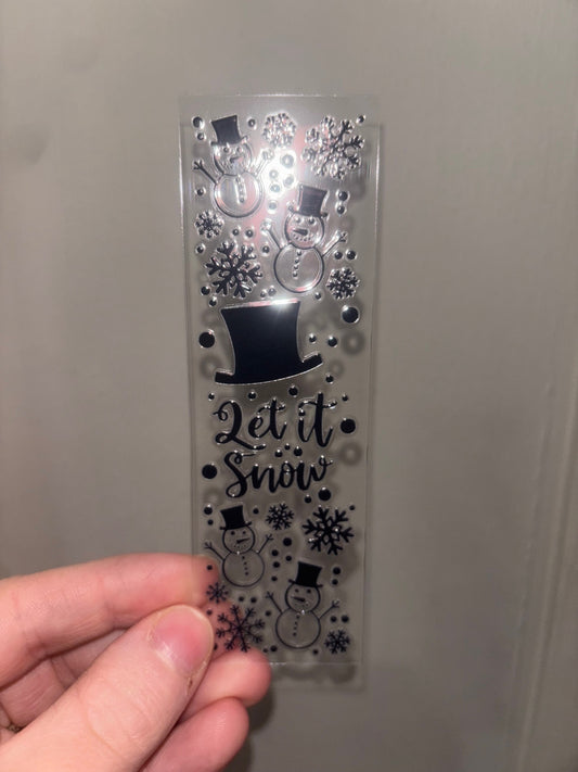 Snow Christmas Pen Wrap