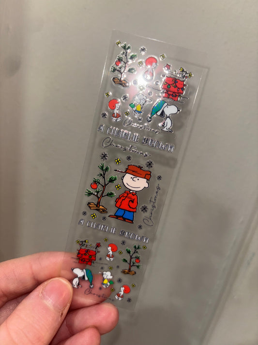 Brown Christmas Pen Wrap 1