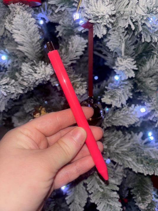 Bright Pink Pen