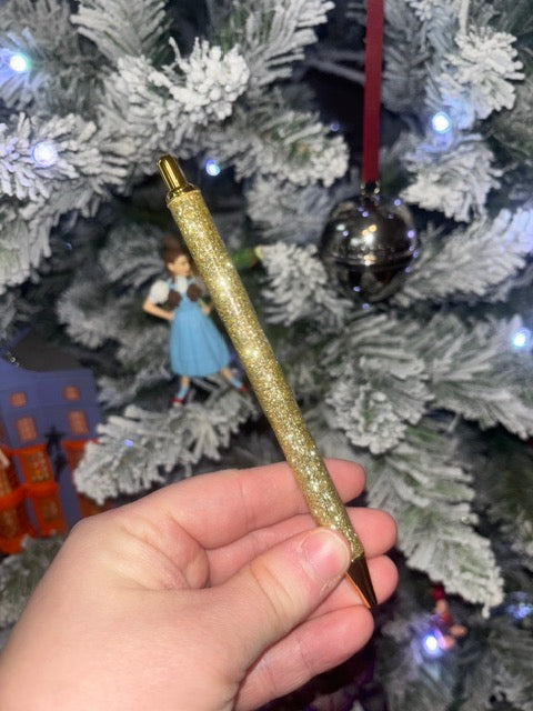Gold Glitter Pen