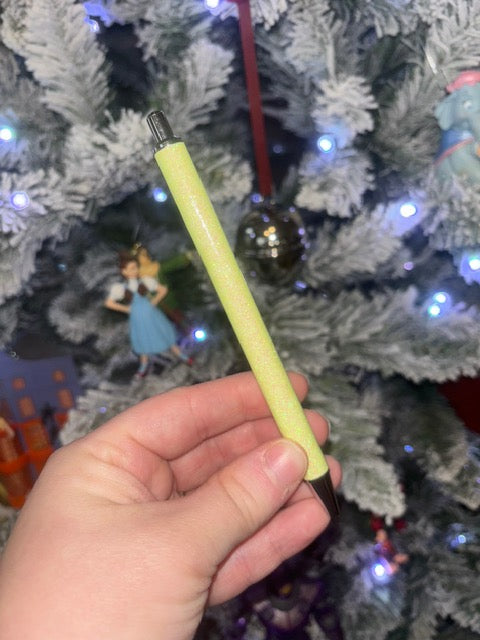Light Yellow Glitter Pen