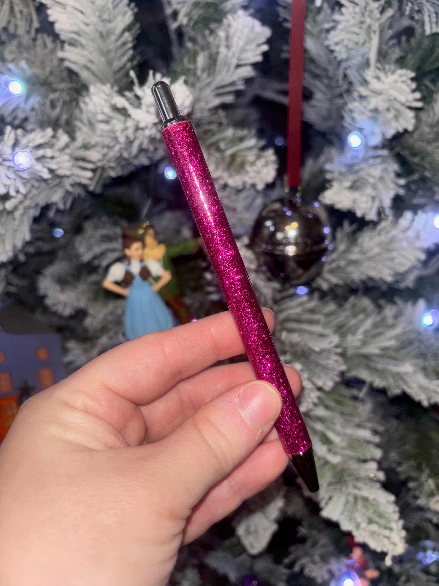 Magenta Glitter Pen