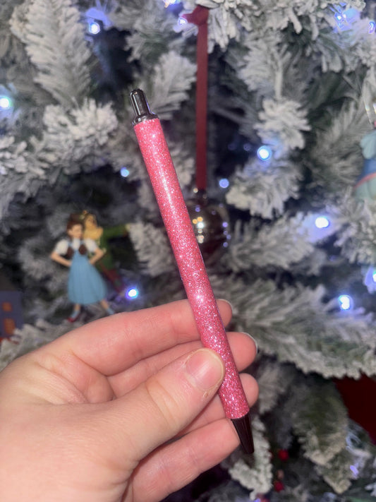 Pink Glitter Pen