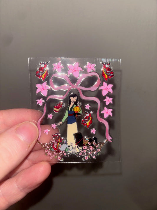 Fighting Princess Spray Decal