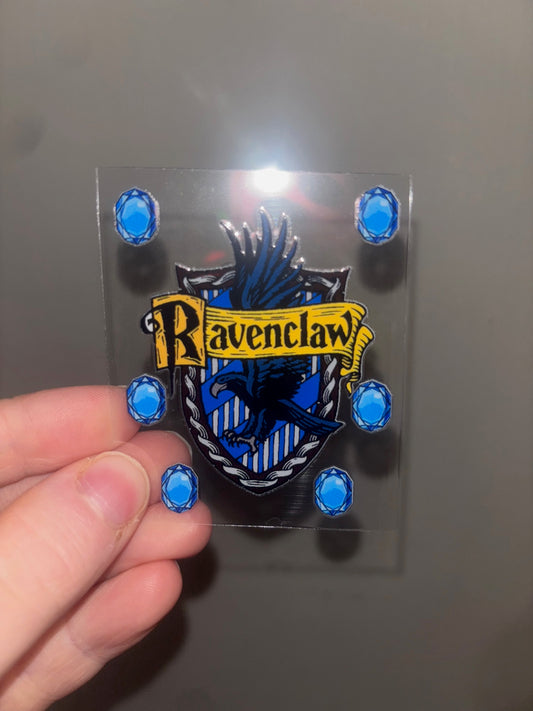 Blue Wizard House Spray Decal