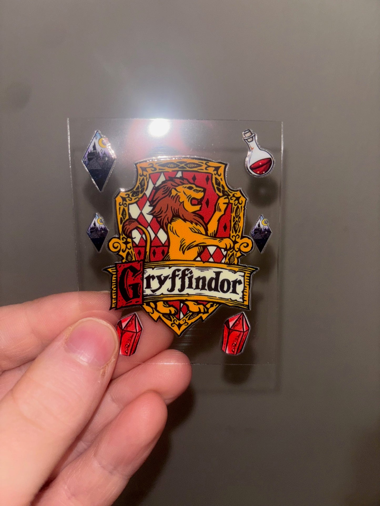 Red Wizard House Spray Decal