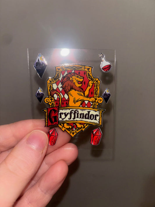 Red Wizard House Spray Decal