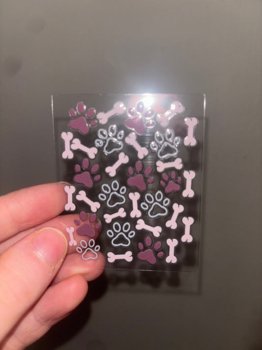 Paws Spray Decal