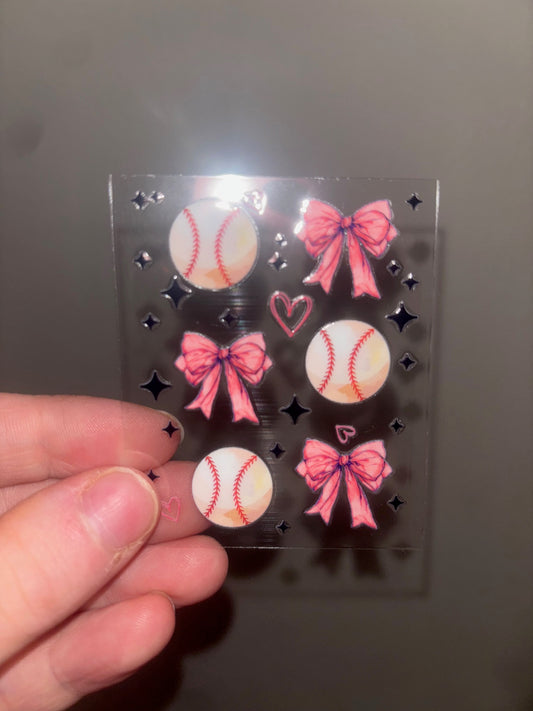 Baseball Spray Decal